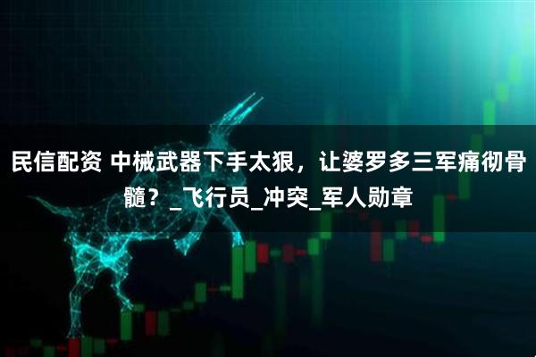 民信配资 中械武器下手太狠，让婆罗多三军痛彻骨髓？_飞行员_冲突_军人勋章